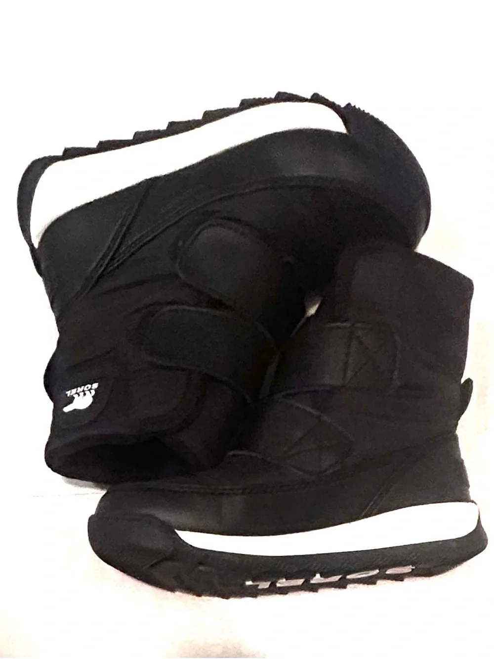 Sorel Kids Unisex Snow Boots  Black Size 11 Toddler